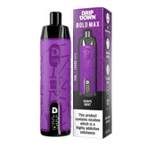 Drip Down Bold Max Grape Mint 15000 Puffs 3mg